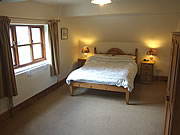 spacious and luxurious double bedroom at Cross Farm B & B