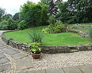 Garden area at Cross Farm